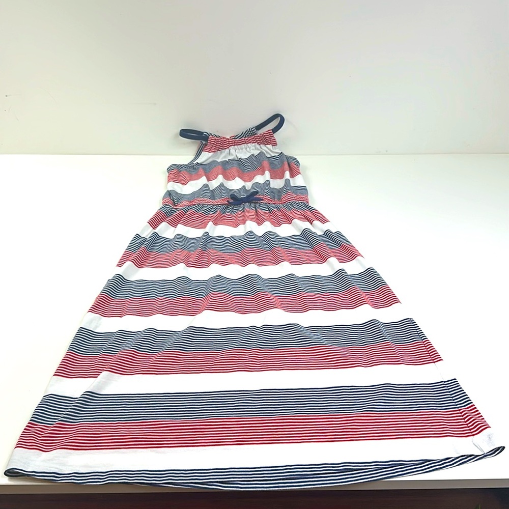 Gymboree Girl's Sundress Red/White/Blue Size 10 Halter top style summer beach